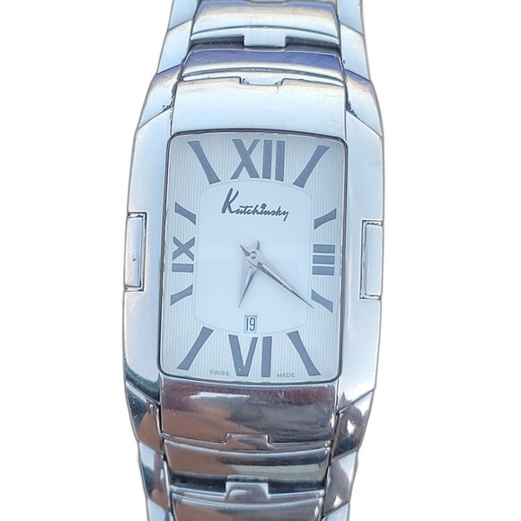 Vintage Kutchinsky by Chopard Silver Tone Stainless Steel Men's Rare - Picture 3 of 8